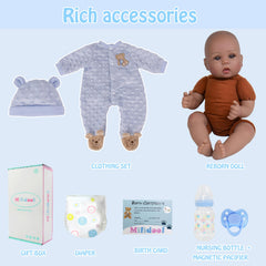 Milidool 18in dressed doll showcases outfit-ready versatility