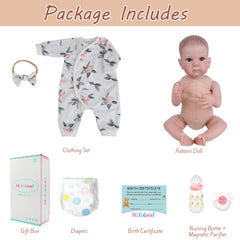 Milidool gift box includes accessories for instant pretend play.