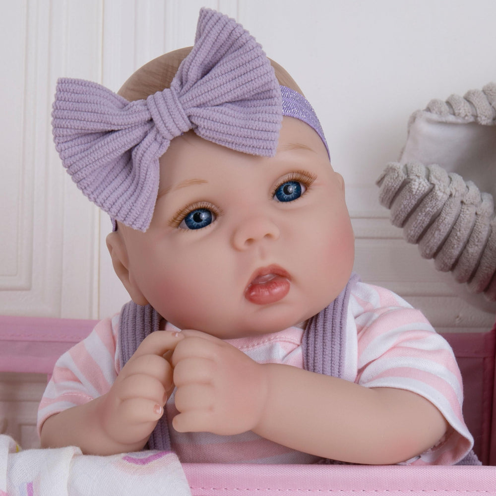 Milidool 18in doll hair detail for natural styling and care