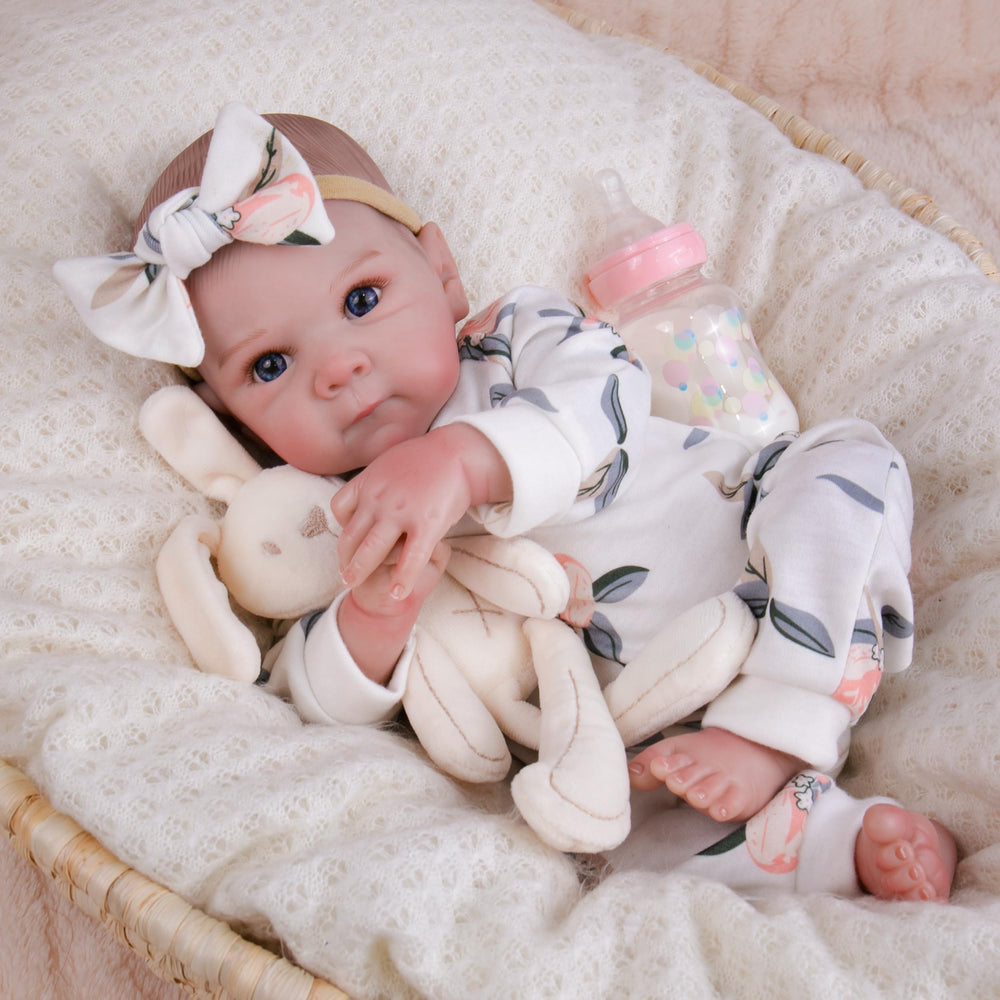 Milidool magnetic pacifier and bottle support interactive care routines.