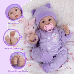 Milidool magnetic pacifier included for authentic caregiving play