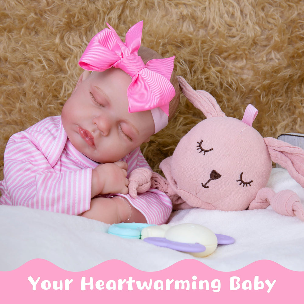 Milidool weighted soft-body doll offers cuddly, real-feel handling.