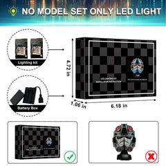 Mililier LED kit USB-powered option for easy setup.