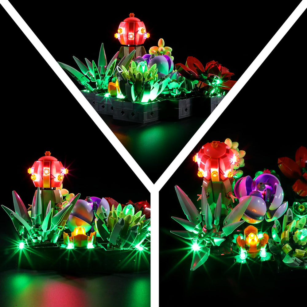 Mililier LED light kit for Lego 10309 battery box power option for portability