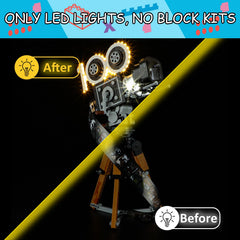 Mililier LED Light Kit hidden-wires keep the build neat after installation