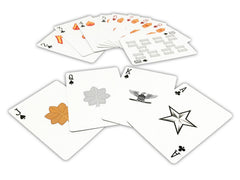Military Gift Shop USMC playing cards ideal for poker, bridge, and solitaire sessions.