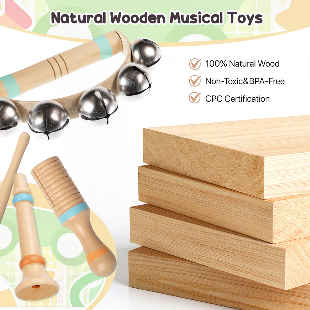 Miljgte safe, non-toxic water-based paint on wooden toys for kids.