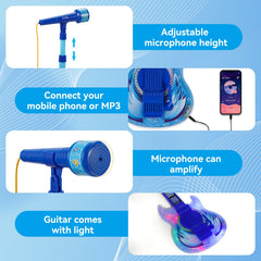 Milk Frog karaoke machine with lights enhances sing-along fun