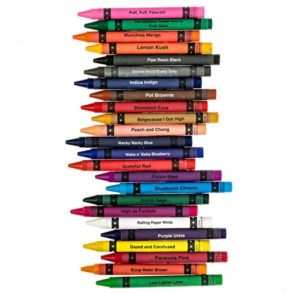 MilkToast Offensive Crayons Bong Water Brown for durable, smooth shading.
