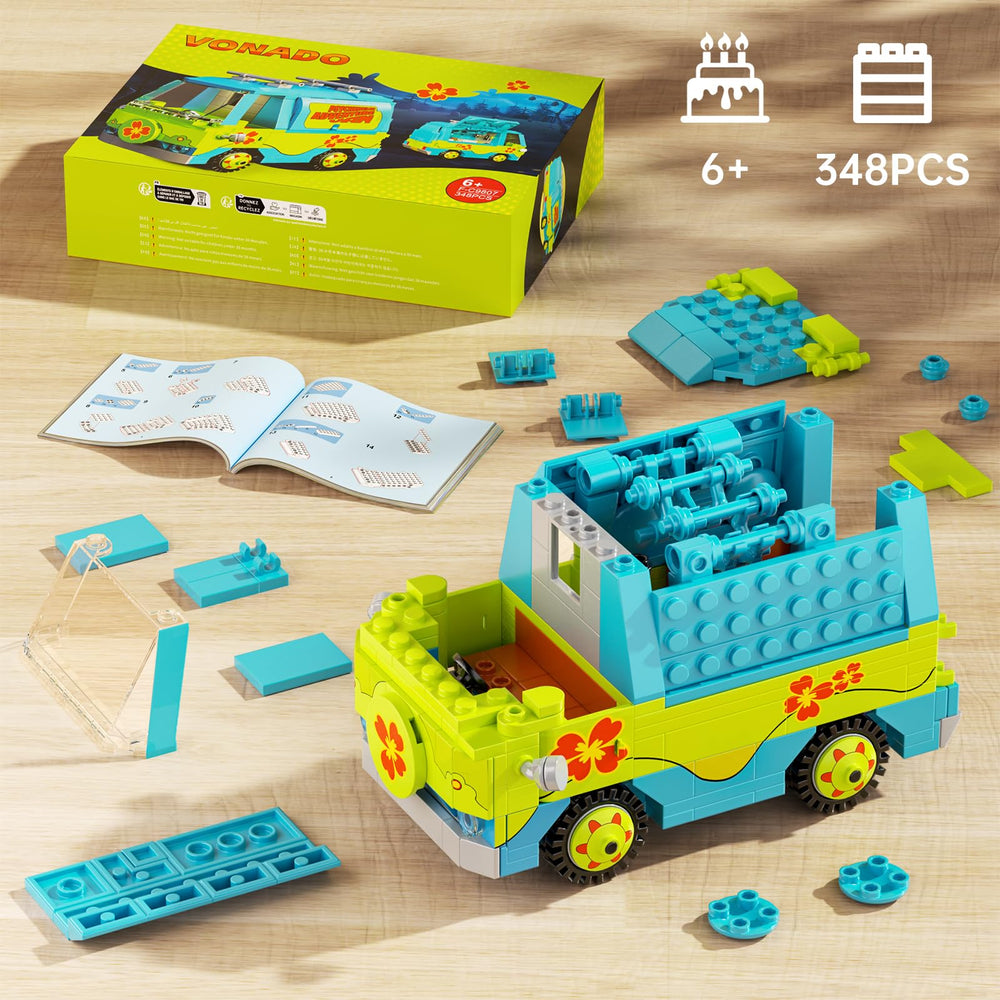 Millionspring LEGO-compatible mystery car supports creative, expandable play with existing bricks.