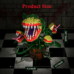 Finished Audrey II size fits desks and shelves with bold presence