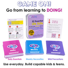 Mind Brain Emotion card deck illustrations engaging kids during practice