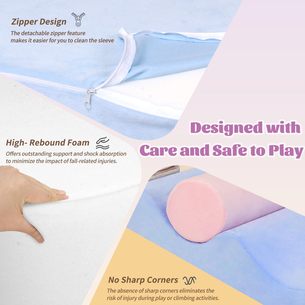 MIND&ACTION easy-storage design fits living rooms, playrooms, and nurseries after use.