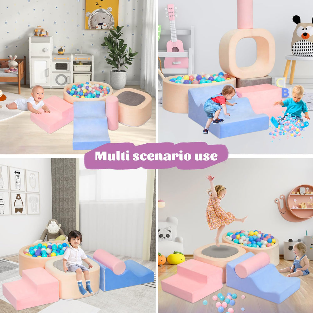 MIND&ACTION multi-age play supports motor skills as children grow from babies to toddlers.