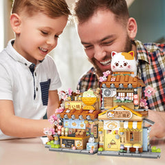 MindBox Lucky Cat Building Set safety materials ensure smooth handling.