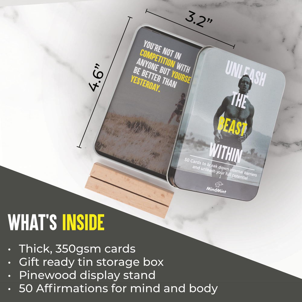 MindMint athlete photography on cards fuels peak-performance mindset.