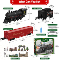 MindPal Train Set smoke effect demonstrates realistic steam for dramatic storytelling.