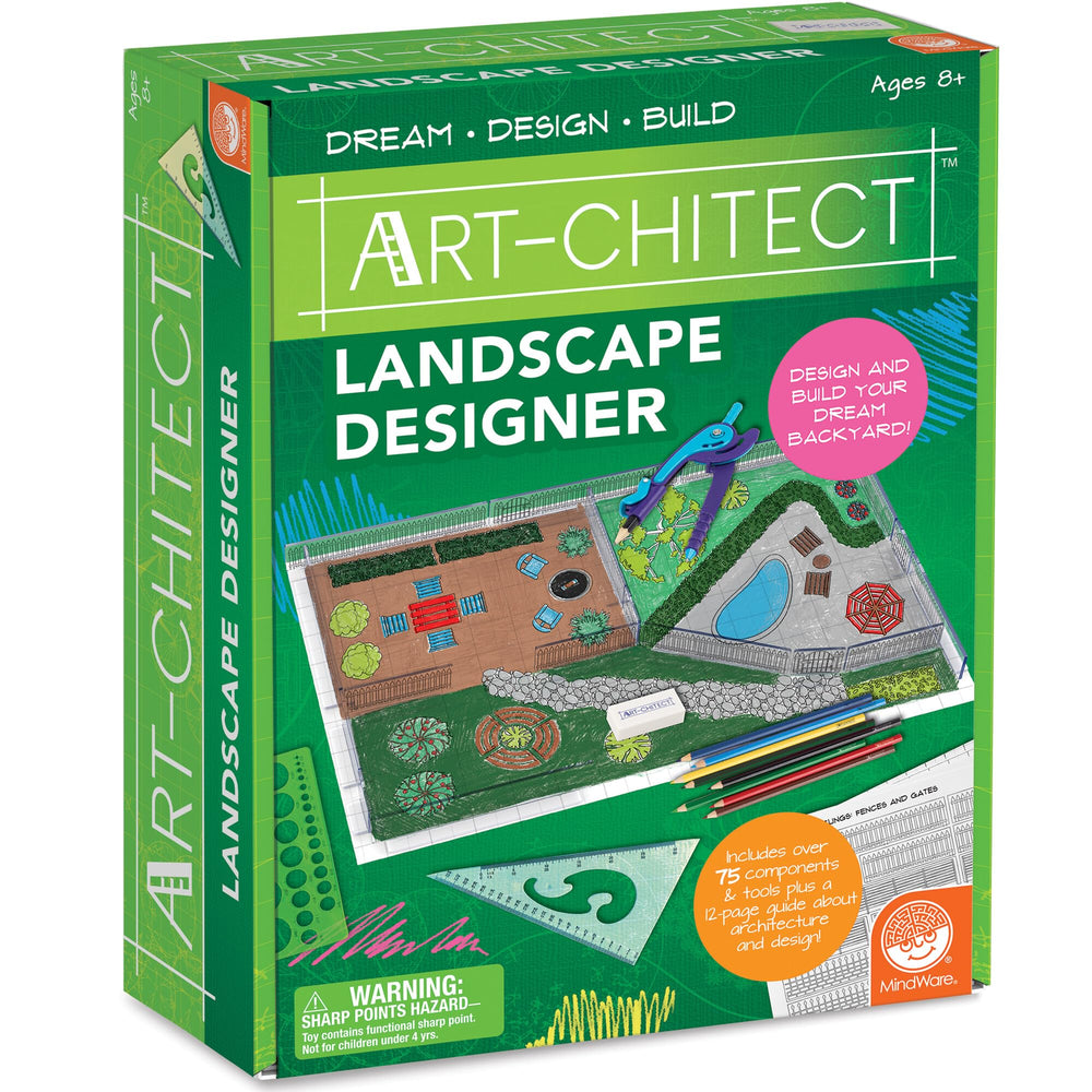 MindWare Art-chitect triangle template for precise garden layouts and geometry learning