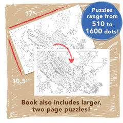 MindWare Extreme Dot to Dot: Extreme Animals coloring page turns puzzles into colorful art.