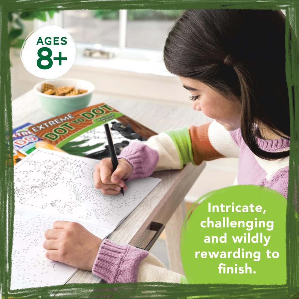 MindWare Extreme Dot-to-Dot National Parks puzzle layout invites counting and mapping skills.