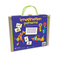 MindWare Imagination Patterns kit includes 42 blocks and 50 cards for varied challenges