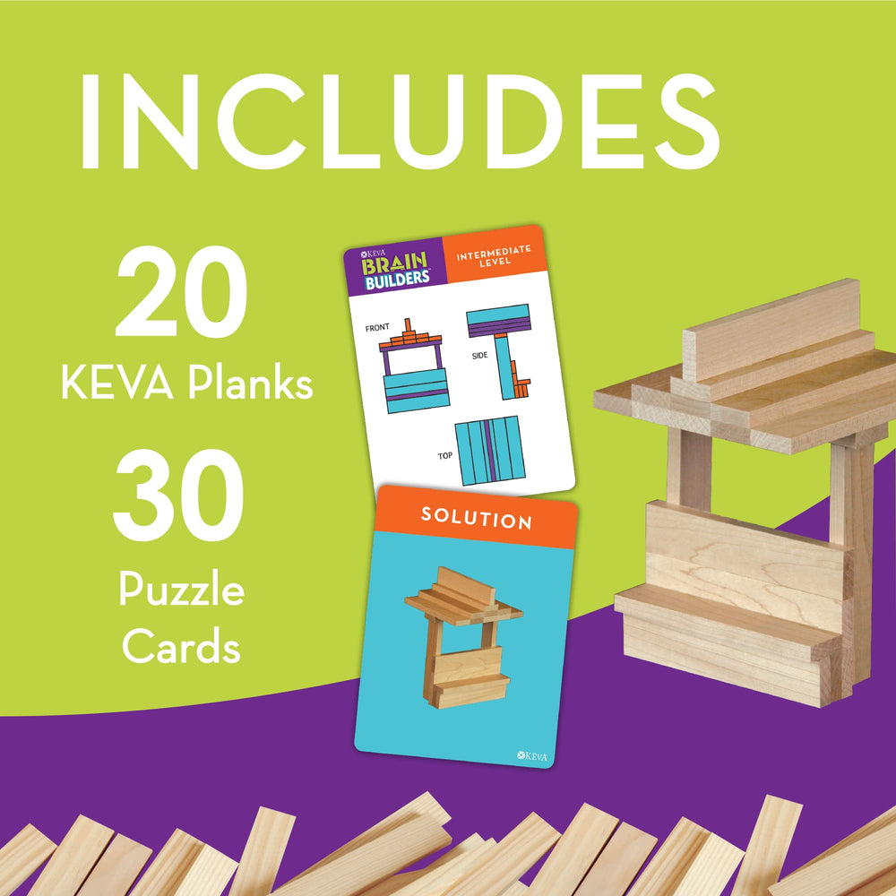 MindWare KEVA BrainBuilders blueprint front view helps kids map designs accurately.