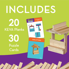 MindWare KEVA BrainBuilders blueprint front view helps kids map designs accurately.