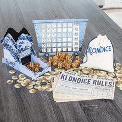 MindWare Klondice game boards laid out for fast rounds and strategy