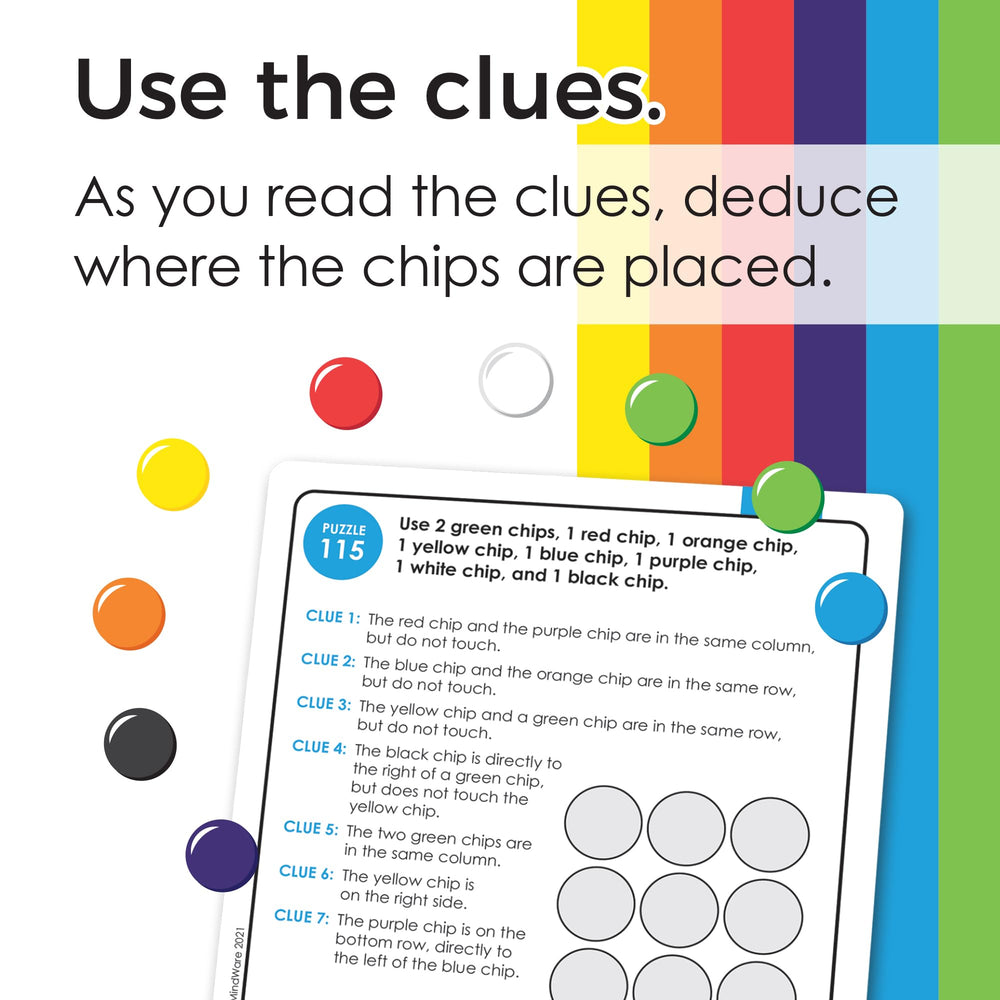 MindWare Logic Links solo play setup for independent brain training