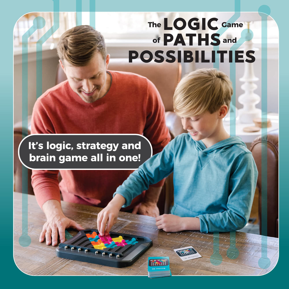 MindWare Marble Circuit 64 challenge cards guiding logical thinking.