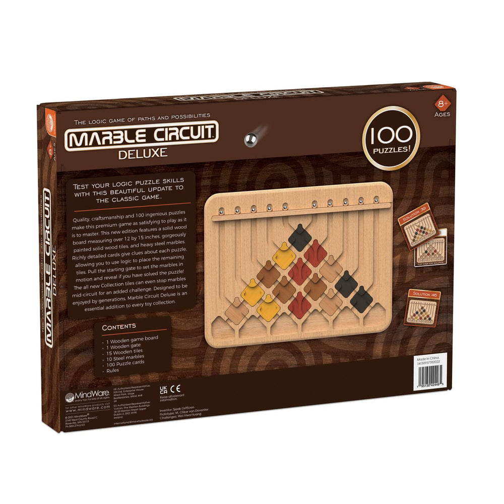 MindWare Marble Circuit Deluxe complete setup ready for play
