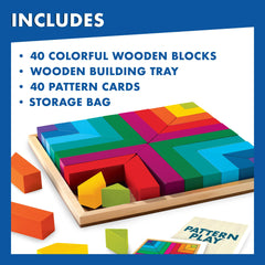 MindWare Pattern Play kids engaging with blocks to boost spatial skills and concentration