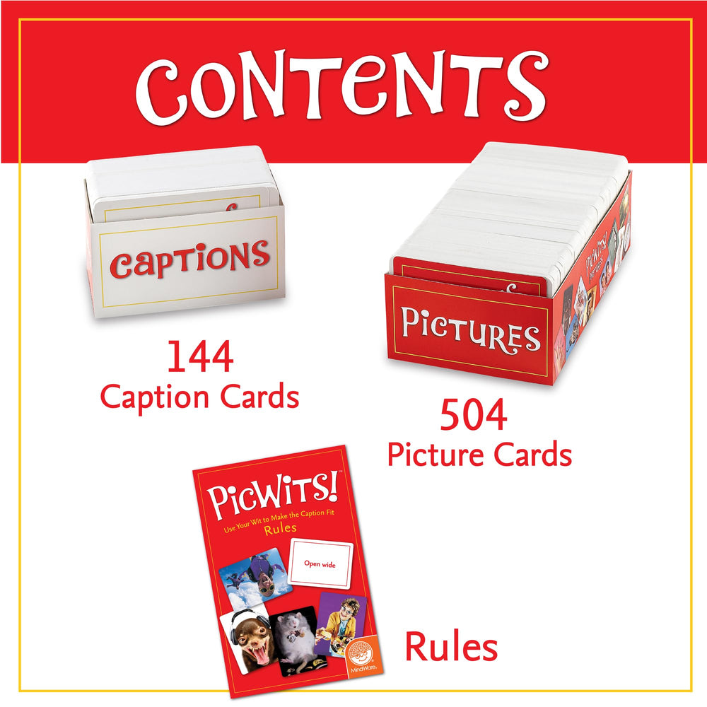 MindWare PicWits glossy, durable cards deliver vibrant visuals.