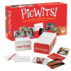 MindWare PicWits photo cards full set spark hilarious matching moments at family game night.