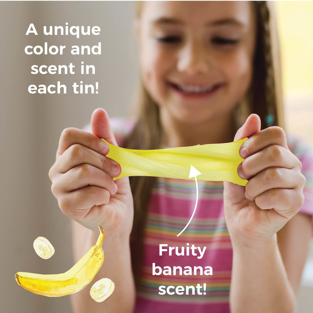 MindWare Putty Scents juicy pineapple tin for creative manipulation