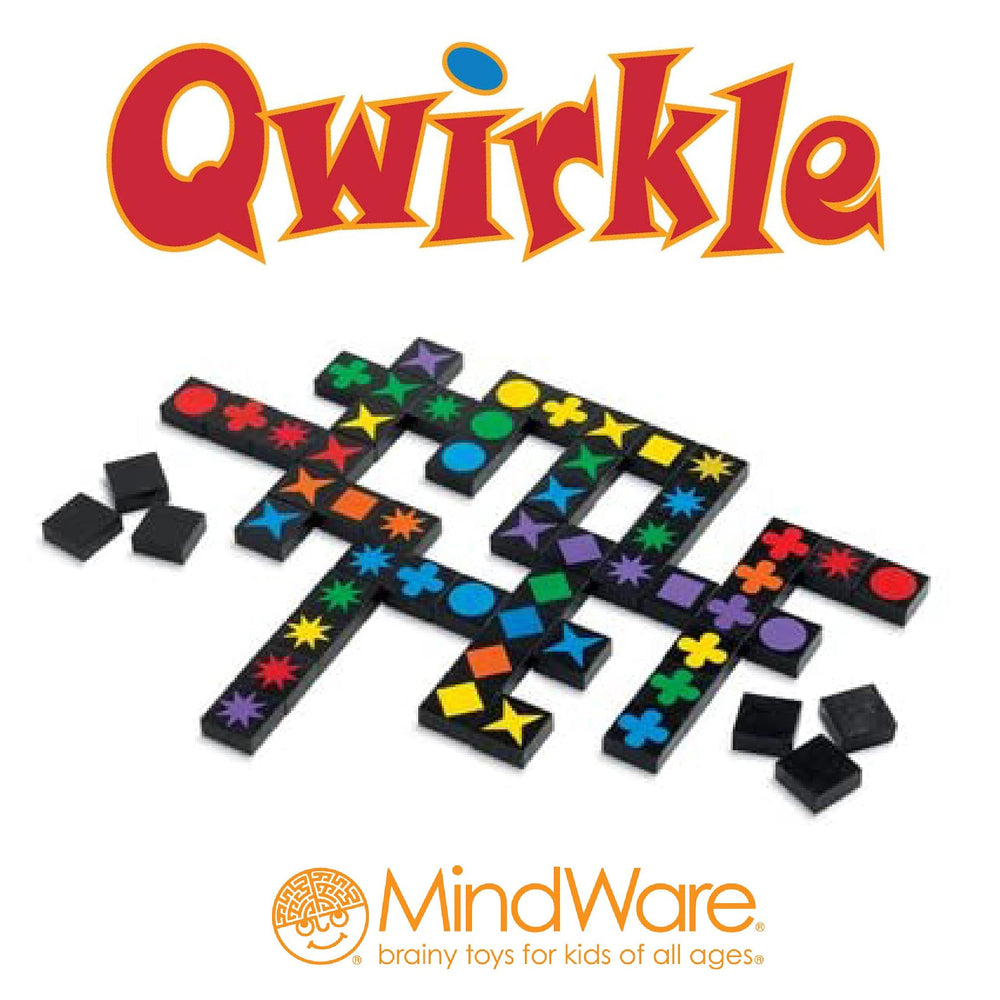 MindWare Qwirkle set supports quick, inclusive play for all ages.