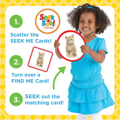 MindWare Seek-a-Boo durable laminated cards withstand daily toddler use.