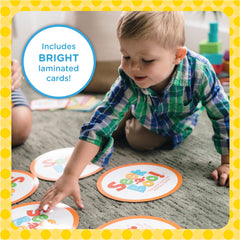 MindWare Seek-a-Boo parent guide included for creative play ideas.