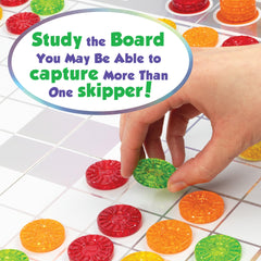 Contents include the MindWare Skippity box with board and skippers.