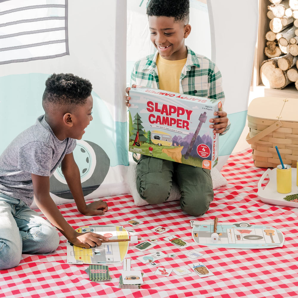 MindWare Slappy Camper quick rematch vibe keeps kids engaged and families smiling.
