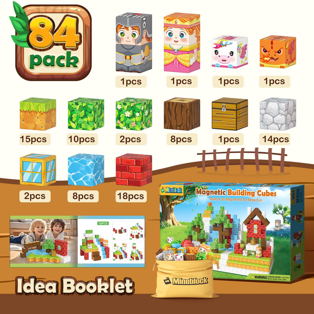 Mineblock compatible blocks invite mix-and-match with other brands for extended play