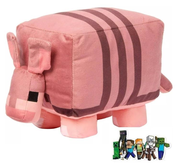 Minecraft Basic Plush 8in Armadillo Doll ready for cuddles and adventures