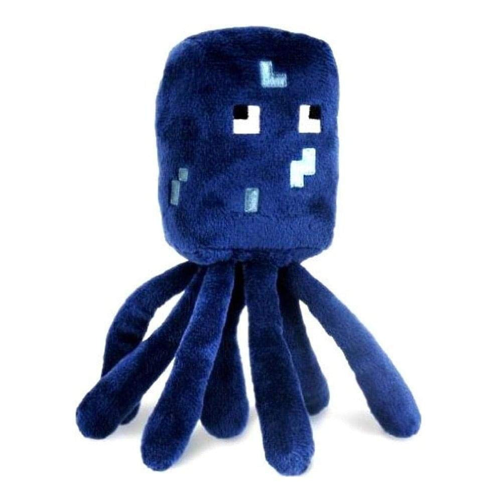 Minecraft Squid Plush 7-inch close-up, showcasing soft texture ideal for cuddling