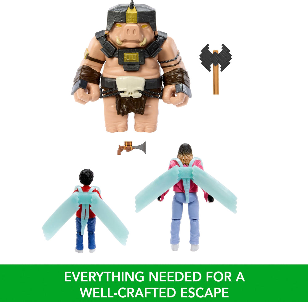 Piglin Warrior figure adds a dramatic rival for battles and chases.