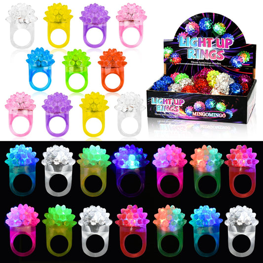 MINGOMINGO LED Ring with seven colors for vibrant party glow