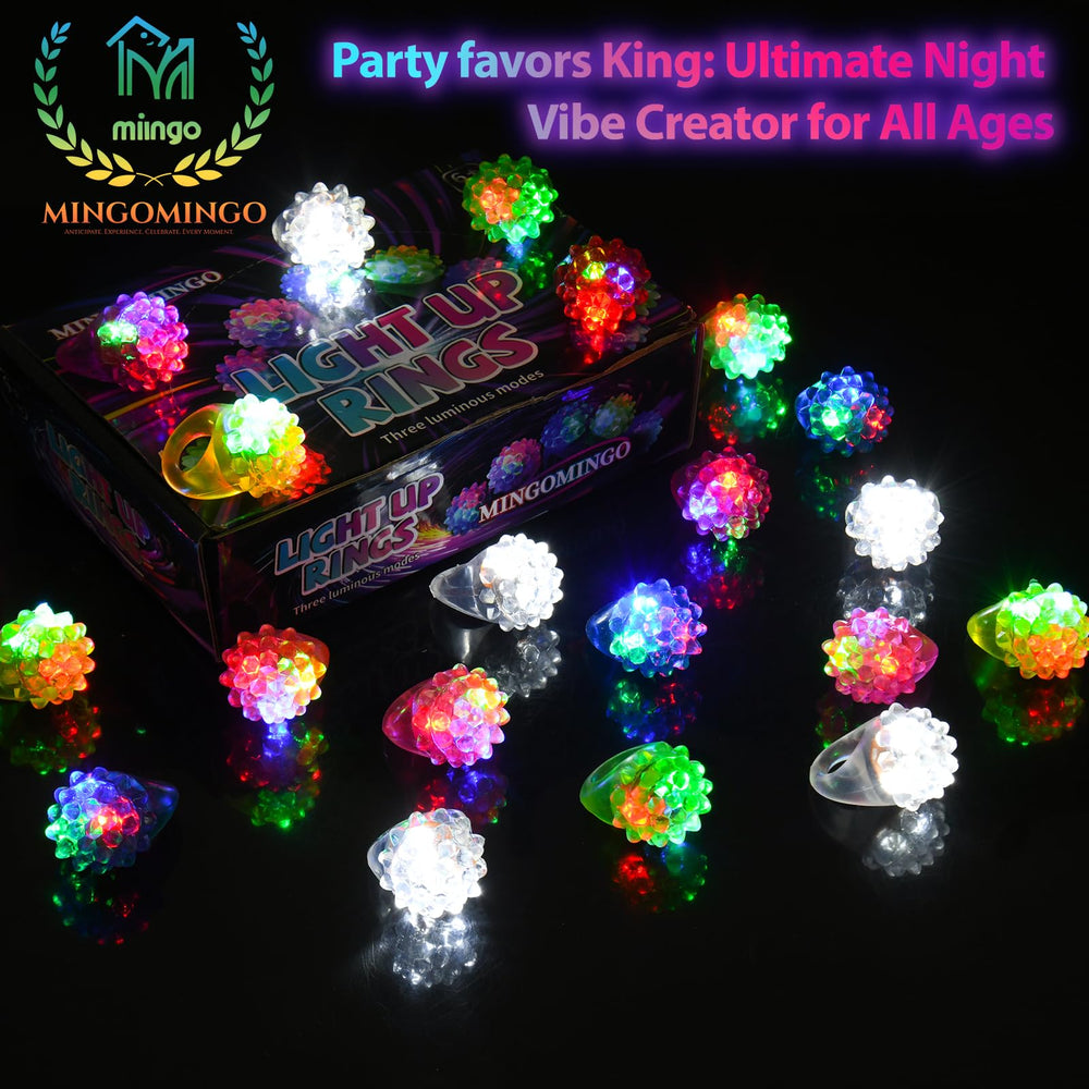 Valentine classroom exchange: MINGOMINGO LED Ring for goodie bags