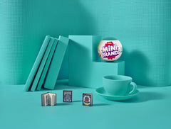 Mini Brands Books Capsule display-ready mini library for desks and shelves