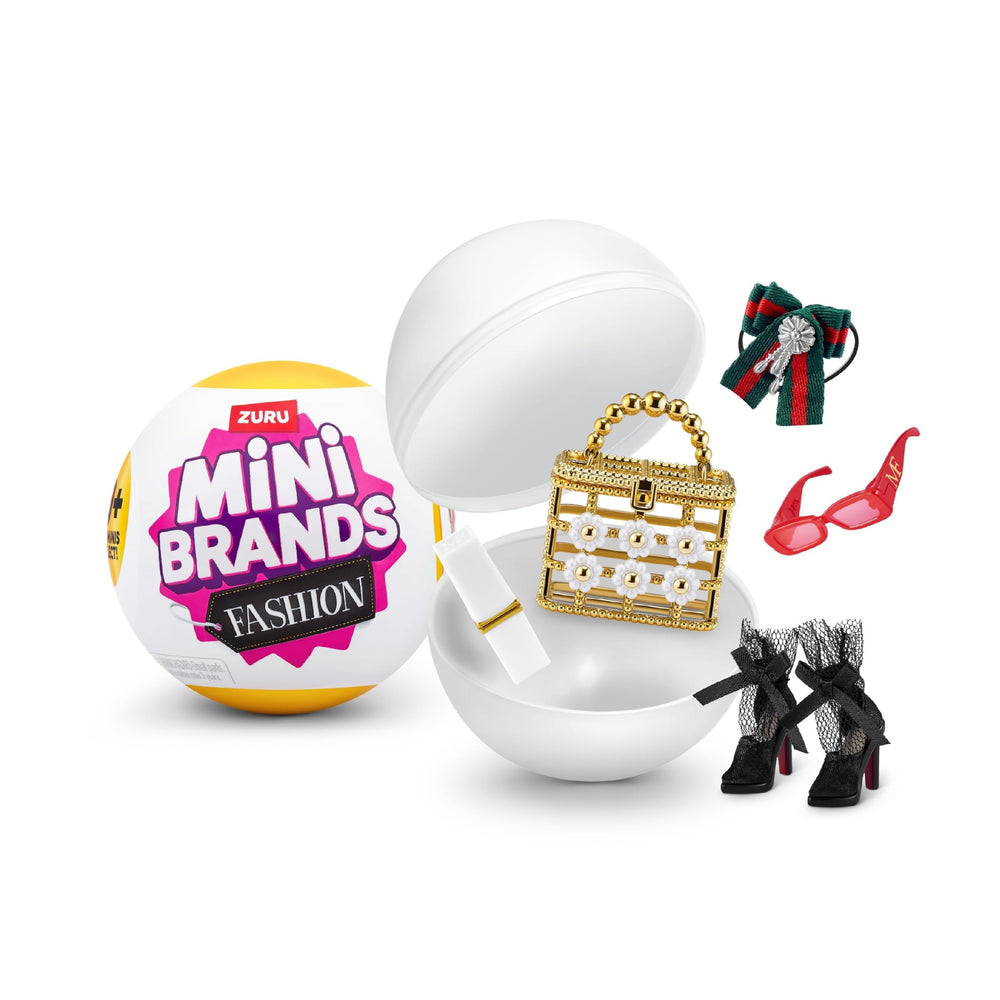 Mini Brands Fashion Series 3 capsule open reveals stylish mini outfits for pretend play