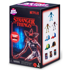 Mini Brands Fill The Fridge front packaging featuring Stranger Things minis for display.