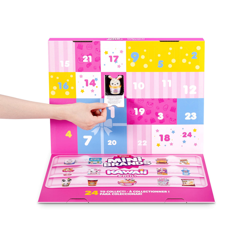 Gift-ready packaging of Mini Brands Kawaii Advent Calendar for a seasonal treat.